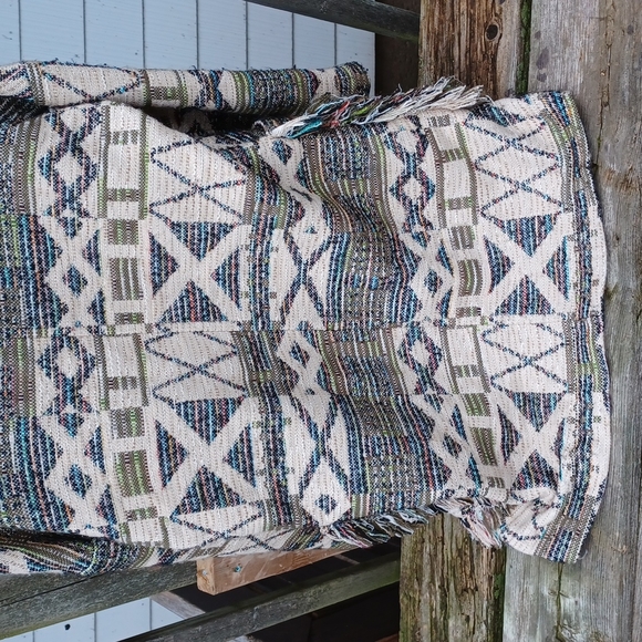 Boho Ladies cotton blend jacket size M/L - Picture 7 of 8